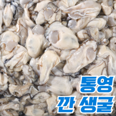 [당일조업] 통영산 굴 3종 깐생굴/반각굴/석화 겨울철 별미, 깐 생굴 3kg, 1개