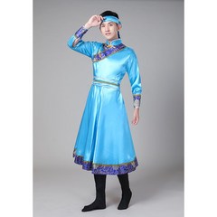 몽골전통의상 남성 난타 고고 장구 무대 공연 댄스복 단체복, 180CM, B