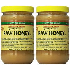 강민경꿀 YS 와이에스 에코비팜스 로우허니 A등급 천연 생꿀 Y.S. Eco Bee Farms Raw Honey 623g X 2병, 2개