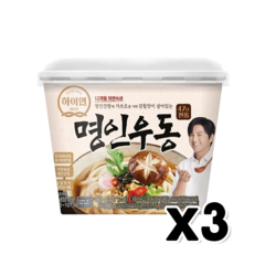 하이면 명인우동 즉석용기면 215g x 3개