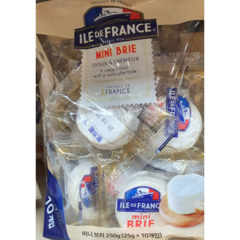 일드 프랑스 미니브리치즈 25g x10개입 ILE De France Mini Brie cheese, 30개