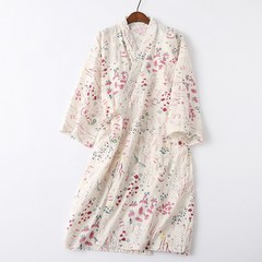 MISO 유카타 잠옷 WO-35_(화이트) 샤워가운 봄가을잠옷 골프샤워가운 원피스잠옷 (1시전 구매완료시 당일출고)