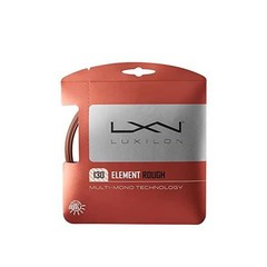 Luxilon Element 테니스 스트링 - 세트 및 200m 릴, Set, 1.25mm_Bronze