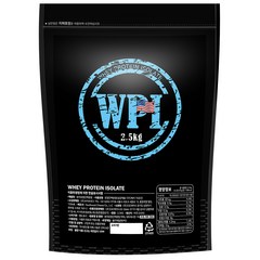 미국직수입 WPI 순수 분리유청단백질 2.5kg 포대형 단백질보충제 인공 합성첨가물 0% 무맛, 1개