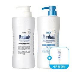 로픈 바오밥 헤어 트리트먼트 1 000ml + 지성샴푸 1 000ml 세트 (스칼프 증정)