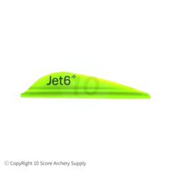 텐스코어 양궁 장비 화살 Jet6 스핀깃 초록색 (50개), Green, 1개, 오른손/2.50