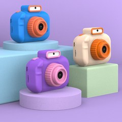 [이지드로잉] 키즈카메라 40M 4천만화소 플래시 유아 셀카 미니 토이카메라 장난감, 40M 블루