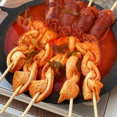홍코너 매운어묵 꼬치 560g 쫄깃한 빨간오뎅 캠핑음식, 매운어묵-1개, 1개