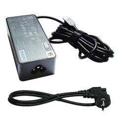 레노버 65W USB C타입 충전기 20V 15V 9V 5V 출력 어댑터 전원케이블 포함, ADLXYLC3D