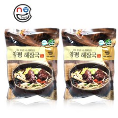 선봉식품 양평해장국 600g (무료배송) 상온보관 해장국 선지해장국 선지 전자레인지 조리가능, 2개