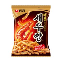 농심 매운새우깡, 90g, 8개