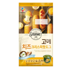 [메가마트]CJ 고메 치즈크리스피 핫도그 340g, 1개