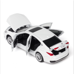 시뮬레이션 1:32 렉서스 es300h 합금 가족 자동차 모델 펜던트 어린이 장난감 자동차 모델 세 상자 자동차, 백색