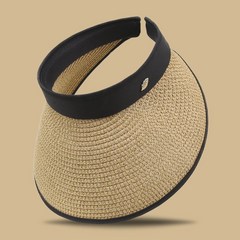 라핑 국내제작 밀짚 와이어 썬캡 모자