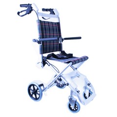 탄탄 여행용 휠체어 WYK9001L(가방포함)의자폭36cm 알루미늄 경량재질, 1개