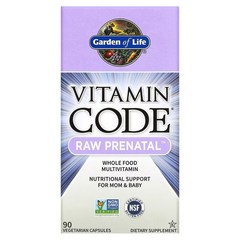 가든오브라이프 비타민 코드 로우 프리네이탈 임산부 멀티비타민 90 캡슐, 1개