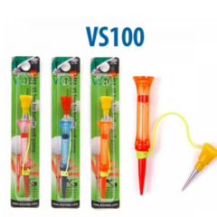 대한민국 생산 코비스 골프티 VS100 3개 묶음 플라스틱 스프링 티꽂이 LL+SS티 3개