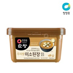 청정원 순창 우리쌀 미소장국 된장, 1개, 3kg