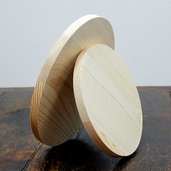 1cmx30cm 송목 나무판 목재원형판 데코우드보드
