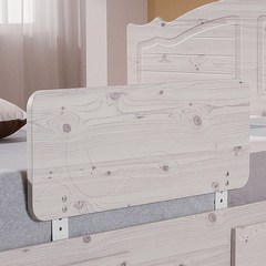 젠티스 침대안전가드 침대보호대 음각형 80cm (화이트 워시), 워시