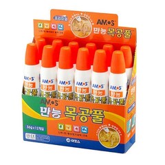 아모스 만능 목공풀 36g, 1, 12개