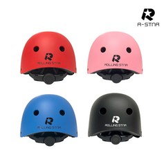[R-STAR] 롤링스타 스트릿 스케이트보드 롱보드 초보 입문용 아동부터 성인까지, 04. 롤링스타 GH-400 헬멧, 핑크