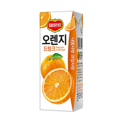 델몬트 드링크 오렌지, 190ml, 32개