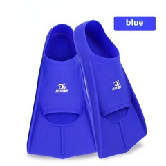 몰차노브 마차 프리다이빙 오리발 남녀공용 실리콘 지느러미 성인 훈련 짧은 수영 다이빙 장비 신발, 24.파란 - XL4547