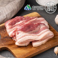 맘스킹 [지리산흑돼지] 오겹살 구이용 1kg, 1개