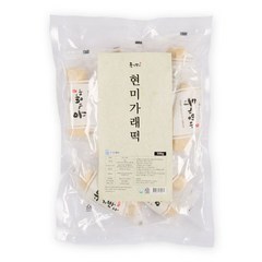 (국내산쌀)현미가래떡 500g 아침대용 개별포장, 1