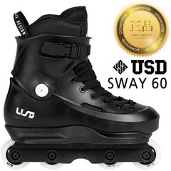 파워슬라이드 USD SWAY60 어그레시브 인라인 스케이트, 39/40(245-255)