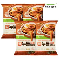 말랑말랑 밀 누들떡볶이 2인 423.5g X 4봉, 4개