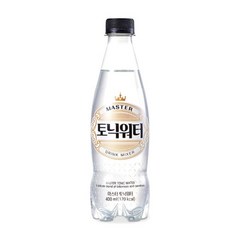 롯데 마스터 토닉워터 1박스(400ml x 20개)(플레인탄산수), 400ml, 20개