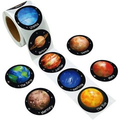 몬테소리 태양계 퍼즐 장난감 나무 행성 보드 게임 천문학 교육 학습 소년 소녀, [22] Planet Sticker-ST891