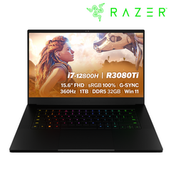 Razer BLADE 15 Advanced 12Gen R3080Ti FHD 게이밍노트북 i7-12800H/NVMe1TB/RTX3080Ti, WIN11 Home, 32GB, 1TB, 코어 i7 12800H, 블랙