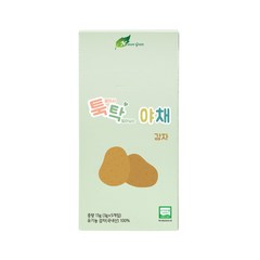 네이쳐그레인 유기농 이유식 죽 간편한 스틱 툭탁야채_감자알갱이, 1개