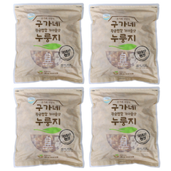 구가네식품 황금햅쌀 가마솥맛 누룽지, 3kg, 4개