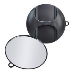 루시피 원형 뒷거울 (블랙)/미용실 거울/인경/후방거울/손거울, 1개