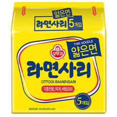 오뚜기 라면사리 얇은면 110g, 40개