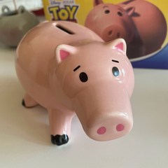(국내배송/정품)토이스토리 햄 돼지저금통 도자기 디즈니 저금통 코인뱅크 인테리어 소품, 1개