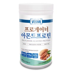 프로게이너 아몬드프로틴 식물성프로틴 비건식단 채식식단 단백질쉐이크 600g, 1개