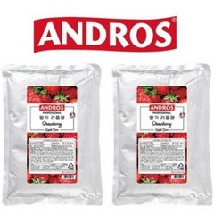 (2개)앤드로스 딸기 리플잼 1kg x 2개, 2개