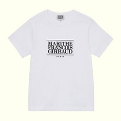 마리떼 프랑소와 저버 우먼스 클래식 로고 티셔츠 반팔티 화이트