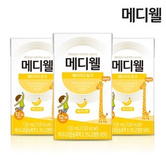 메디웰 페디아드링크 미니 바나나맛 1박스 (120ml x 24팩), 120ml, 24개