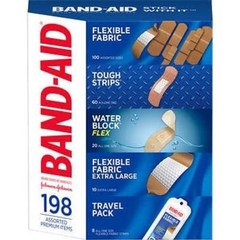 밴드에이드 Band-Aid Assorted 198개입, 192개입 x 1개