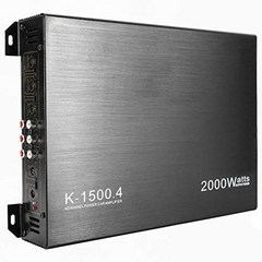 K-1500 2000W 와트 12V 4 채널 클래스 AB 스테레오 자동차 자동 앰프 오디오 파워 앰프