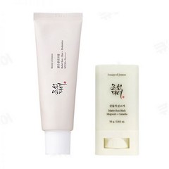 조선미녀 맑은쌀선크림 + 산들쑥선스틱 세트 Beauty of Joseon (Relief Sun + Matte Sun Stick) Set, 단일속성