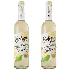 영국 Belvoir 엘더플라워 코디얼 음료 500ml 2개 Elderflower Cordial