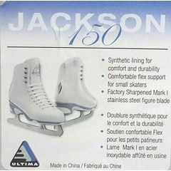 잭슨 피겨화 스케이트 Jackson 150 Figure Skates JS 151 Size 3 White BNIB, 단일사이즈