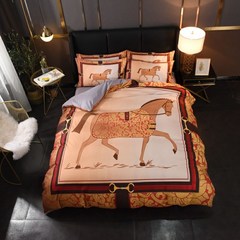 황실 골드 이불커버세트 명품 침구 침실 더블 4종 유럽풍, 고무줄밴딩수선, 디자인2
